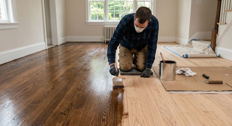 Hardwood Floor Staining in Alpharetta, GA